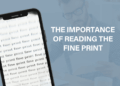 The Importance of Reading the Fine Print | Insurance Litigation Group, P.A.