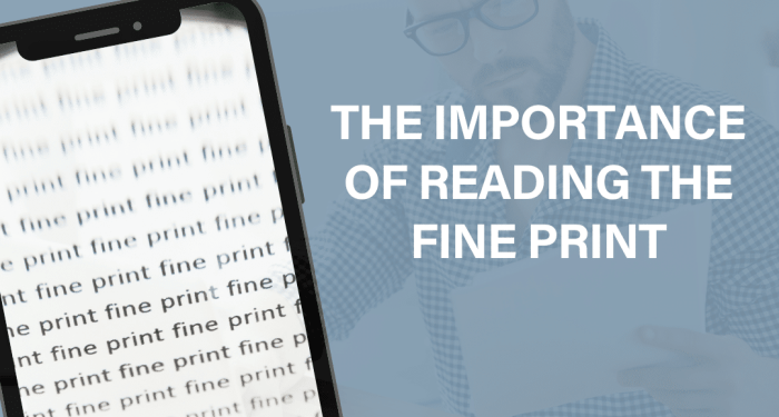 The Importance of Reading the Fine Print | Insurance Litigation Group, P.A.